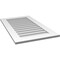 Ekena Millwork Vertical Surface Mount PVC Gable Vent: Non-Functional, w/ 3-1/2"W x 1"P Standard Frame, 22"W x 38"H GVPVE22X3801SN - alternate 3